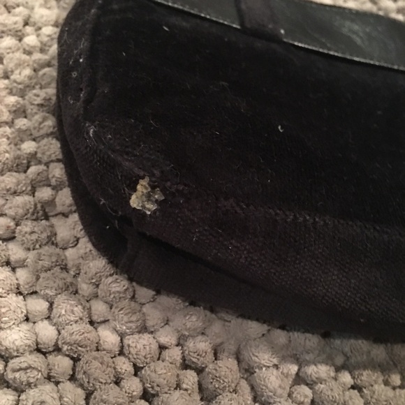 VICTORIA’S SECRET Y2K Black Velvet Clutch - Picture 4 of 6